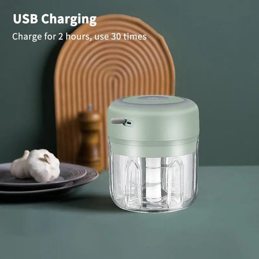 NNEOBA Mini Electric Meat Grinder and Garlic Crusher.