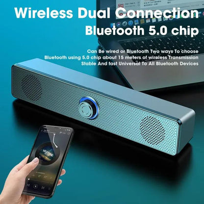 NNEOBA PC Soundbar Wired Speaker.