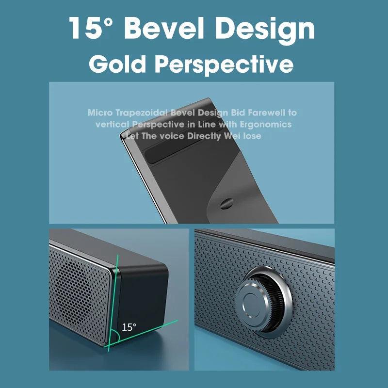 NNEOBA PC Soundbar Wired Speaker.