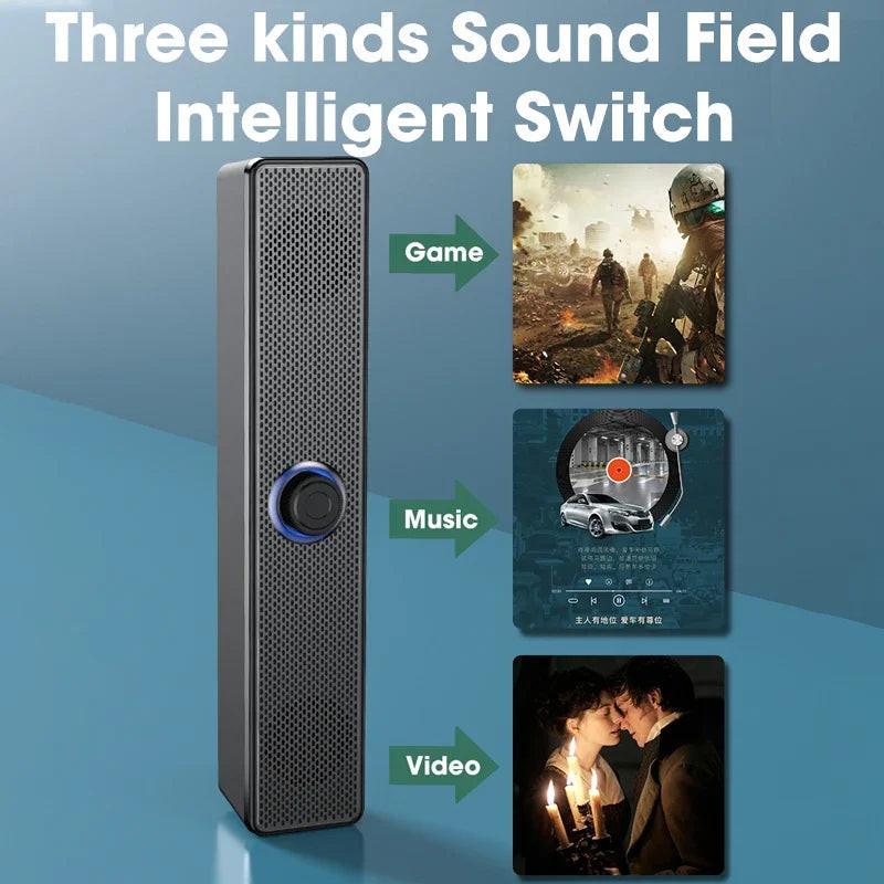 NNEOBA PC Soundbar Wired Speaker.