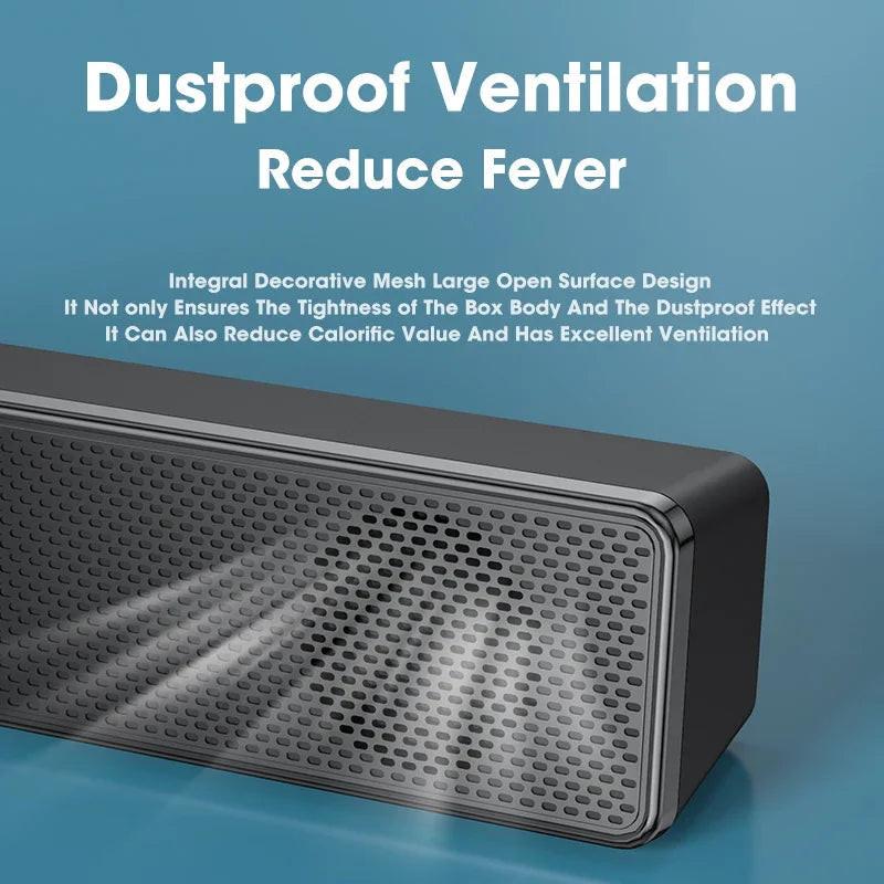 NNEOBA PC Soundbar Wired Speaker.