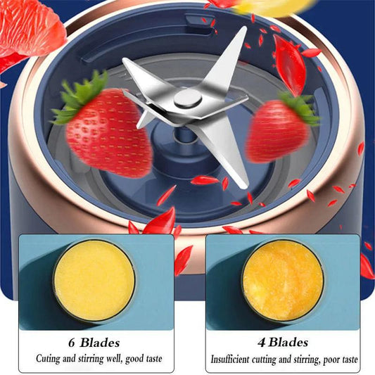 Portable Electric Fruit Juice Blender.