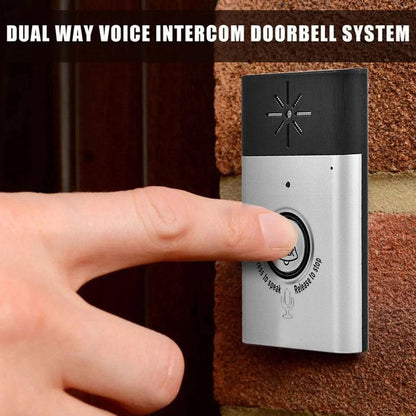 2-Way Voice Intercom Wireless Doorbell System.