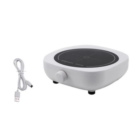 Mini Magnetic Stirrer 4000RPM Portable Mixer White.