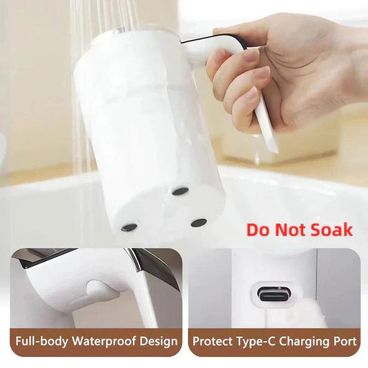 380ML Self-Stirring Electric Coffee Mug Black and White Cup.