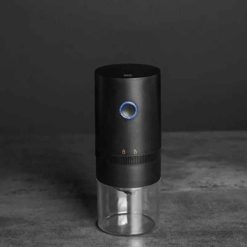 Portable USB C Rechargeable Coffee Grinder  Mill Black.