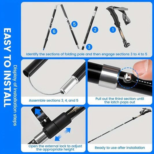 Aluminum Trekking Poles for Hiking.