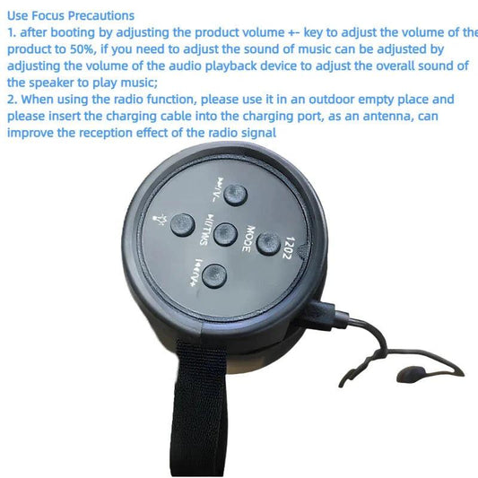 LED Lights Speaker with Powerful Bass Black.