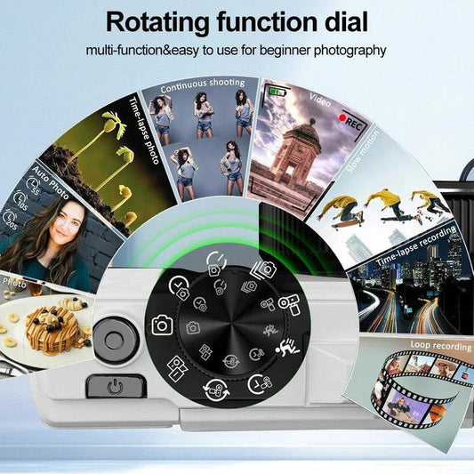 Digital Camera with 3.0 Flip Screen White.
