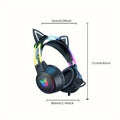 Gaming Headset with Detachable Cat Ear Microphone.