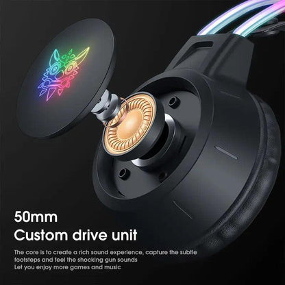Gaming Headset with Detachable Cat Ear Microphone.