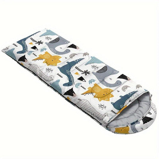 Dinosaur Camping Sleeping Bag Lightweight Warm Quilt.