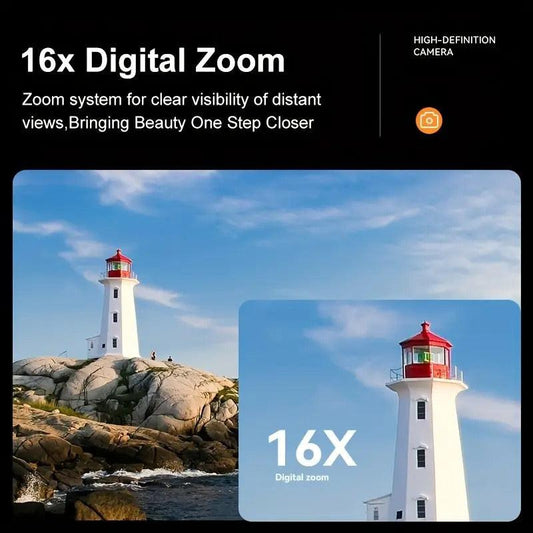 Digital Camera 1080P HD with 16X Zoom and 32GB Card.