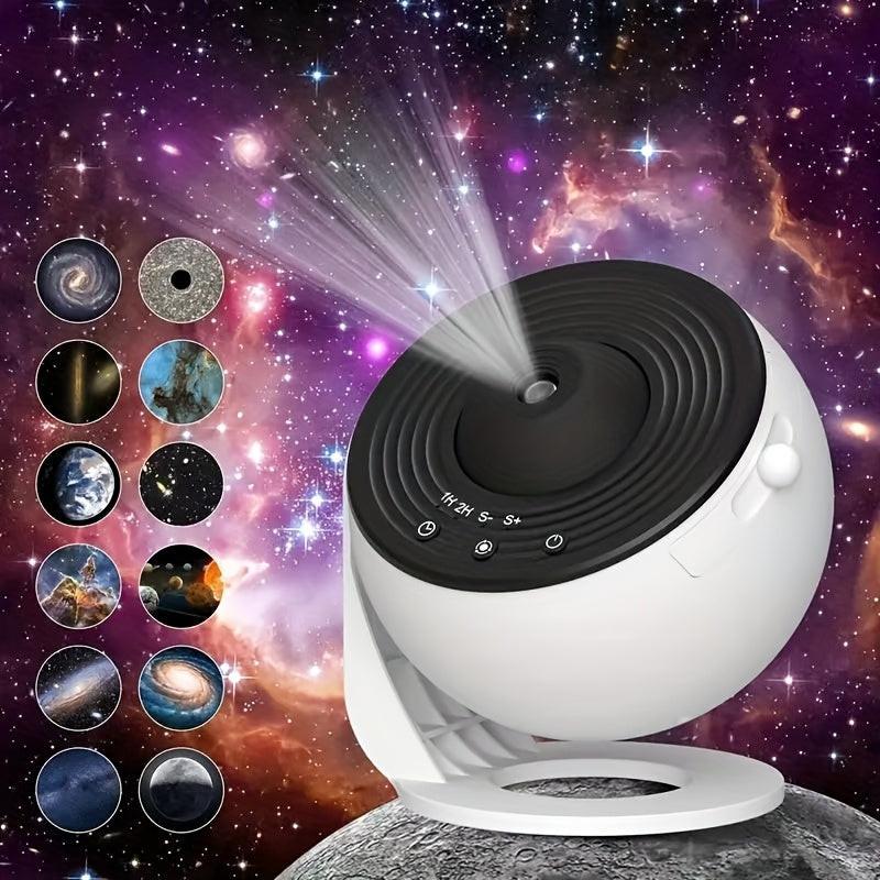 Galaxy Star Projector with 13 Discs USB.