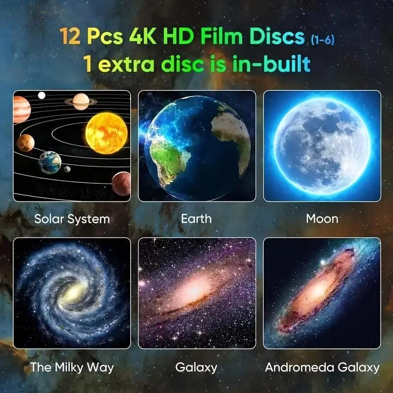 Galaxy Star Projector with 13 Discs USB.