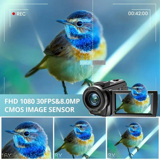 1080P 24MP Digital Camera with 3.0" LCD.