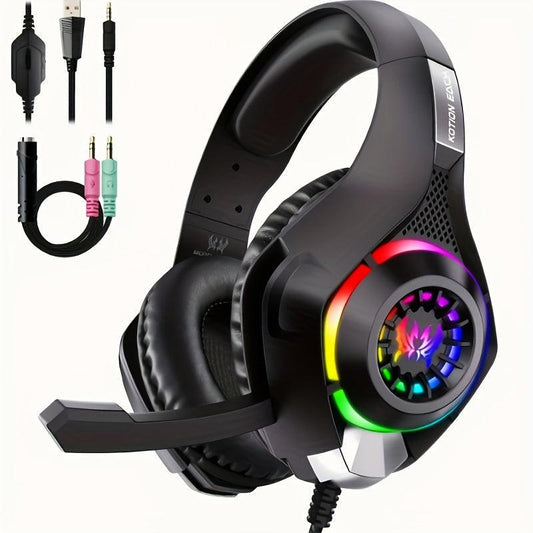 Gaming Headset PC PS4 PS5 Xbox RGB.
