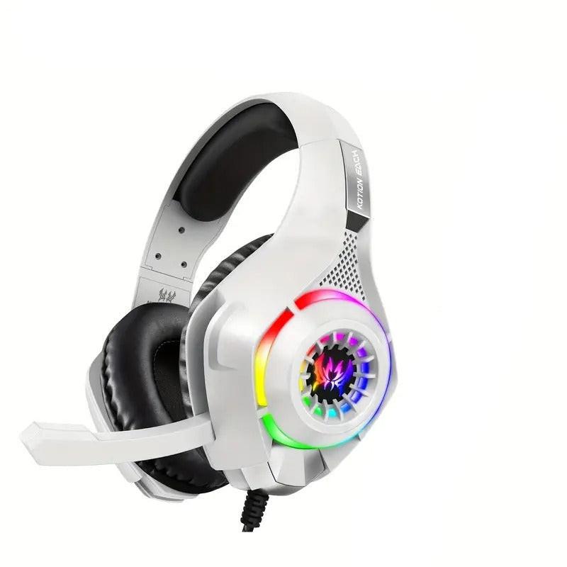 Gaming Headset with Mic & LED Lights.
