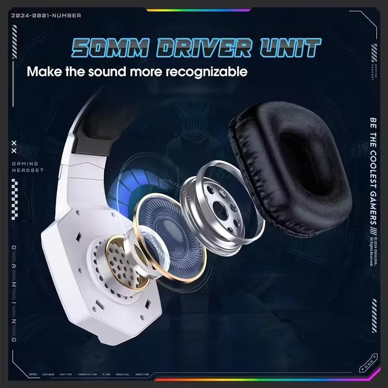 Surround Sound Wireless Gaming Headset Tri-Mode.