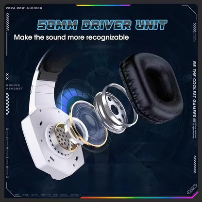 Surround Sound Wireless Gaming Headset Tri-Mode.