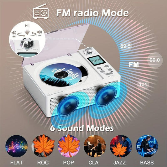 CD Player with Wireless Speaker & FM Radio.