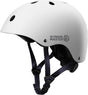OutdoorMaster Youth & Kids Bike Helmet - Adjustable Multi-Sports Skateboard Helmet with Removable Liners for Balance Bike, Toddler Scooter, One Wheel Hoverboard-White-Small.