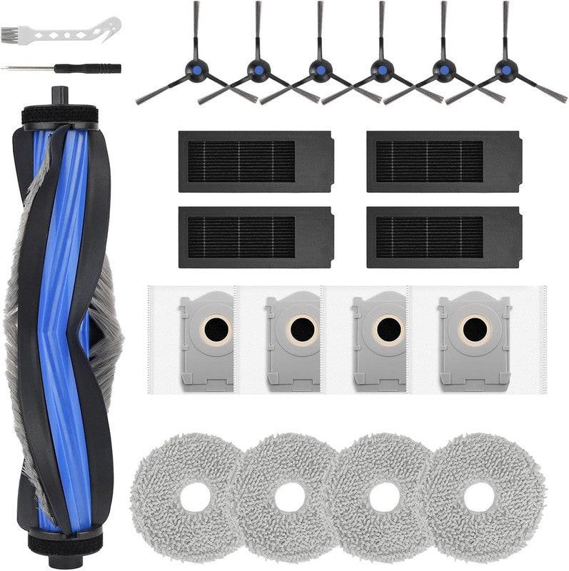 19 PCS Accessories for ECOVACS DEEBOT T50 PRO Omni Robot Vacuum Cleaner.