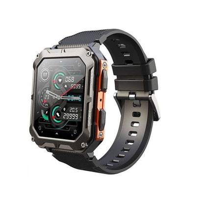 Njord Gear Indestructible Tactical Smartwatch – Military Grade & Rugged - Orange