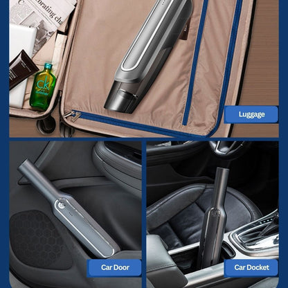 Portable Vacuum 4000mAh Rechargeable Home Car Wet Dry Handheld Cordless Cleaner