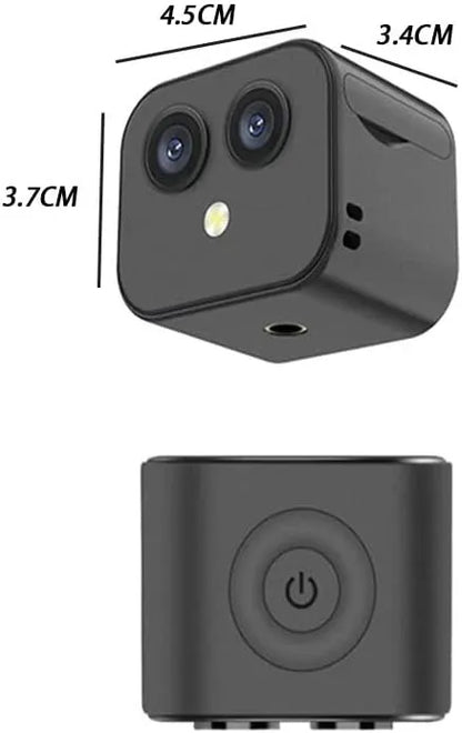 HD Mini 4K Wireless Camera WiFi Dual Lens Night Vision Magnetic Security