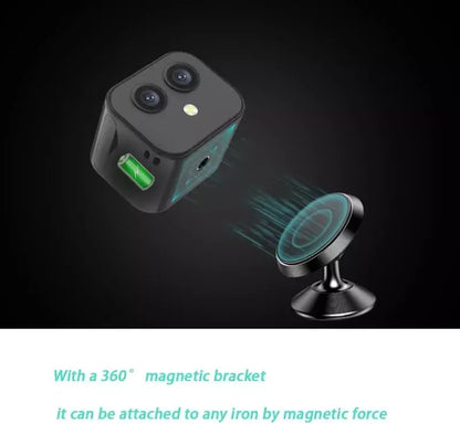 HD Mini 4K Wireless Camera WiFi Dual Lens Night Vision Magnetic Security