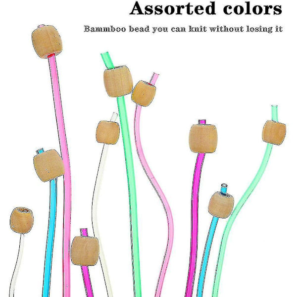 Tunisian Crochet Hook Set 23-Piece with Pearl and Carbonized Bamboo Hooks