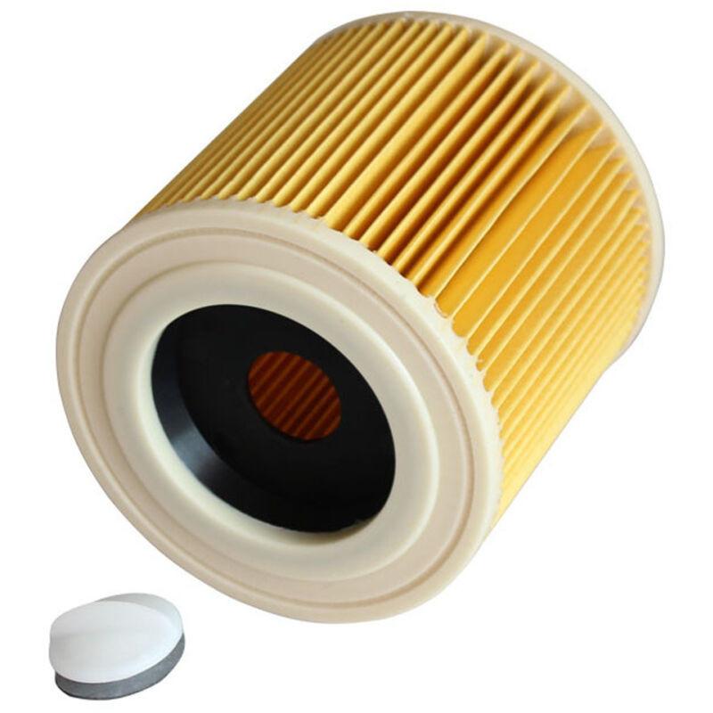 2x Cartridge Filter for Vacuum Cleaner, Compatible with KÃ¤rcher WD2 WD3 MV3 MV2 A2004 A2054 A2204 A2656.