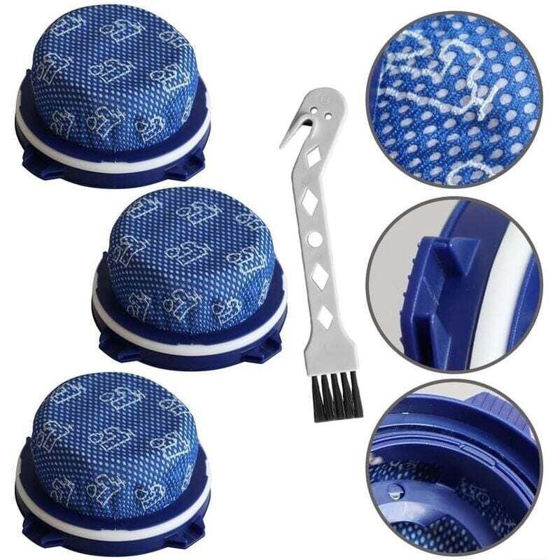 Compatible with Samsung Jet 75 Jet 90 Jet 70 Jet 75+ Jet 60 Vacuum Cleaner Replacement Filters Washable Reusable.