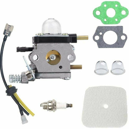 Mantis Tiller Parts Carburetor C1U-K54A with Air Filter Repower Kit for Mantis 2-Stroke 7222 7222E 7222M 7225 7230 7234 7240 7920 7924,.