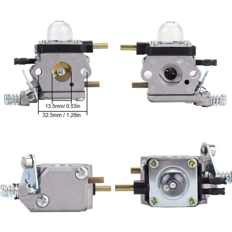 Mantis Tiller Parts Carburetor C1U-K54A with Air Filter Repower Kit for Mantis 2-Stroke 7222 7222E 7222M 7225 7230 7234 7240 7920 7924,.