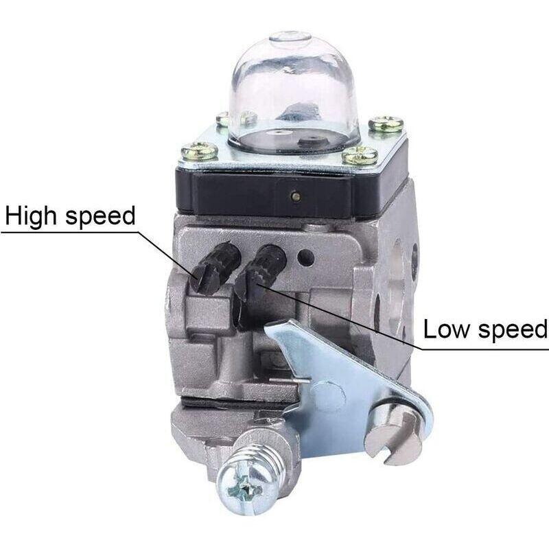 Mantis Tiller Parts Carburetor C1U-K54A with Air Filter Repower Kit for Mantis 2-Stroke 7222 7222E 7222M 7225 7230 7234 7240 7920 7924,.