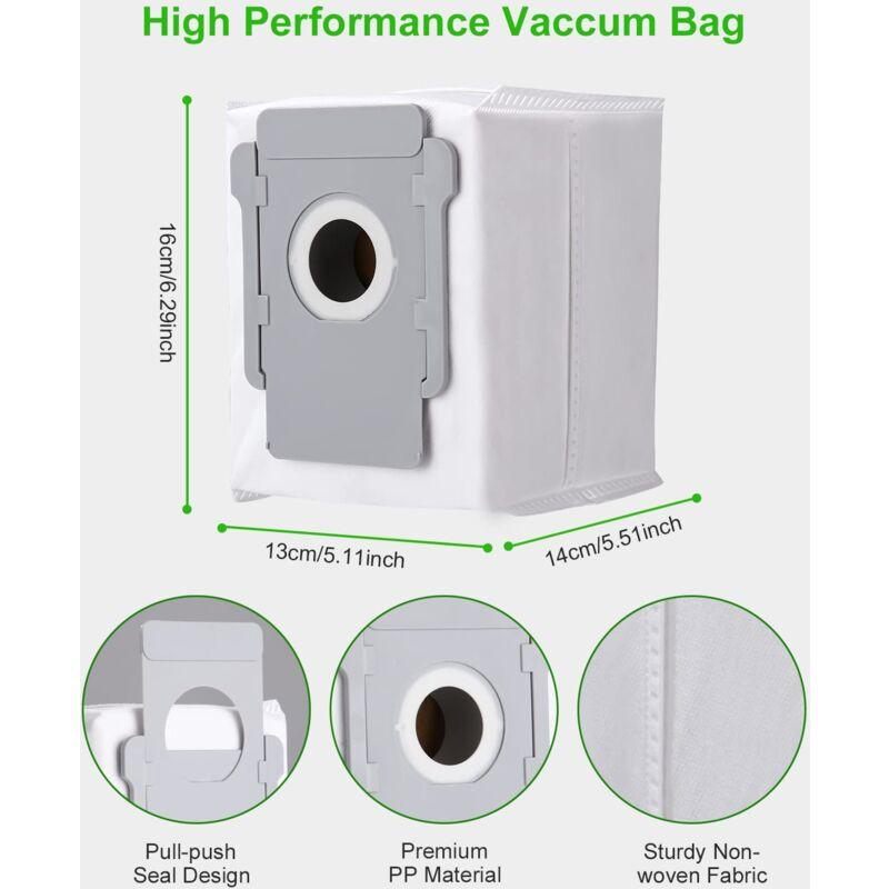 iRobot Roomba Clean Base Vacuum Bags 10-Pack Compatible with i3 i4 i6 i7 i8 j7 S9 E5 E6 E7.