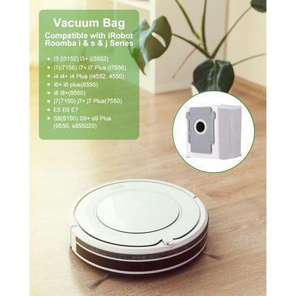iRobot Roomba Clean Base Vacuum Bags 10-Pack Compatible with i3 i4 i6 i7 i8 j7 S9 E5 E6 E7.