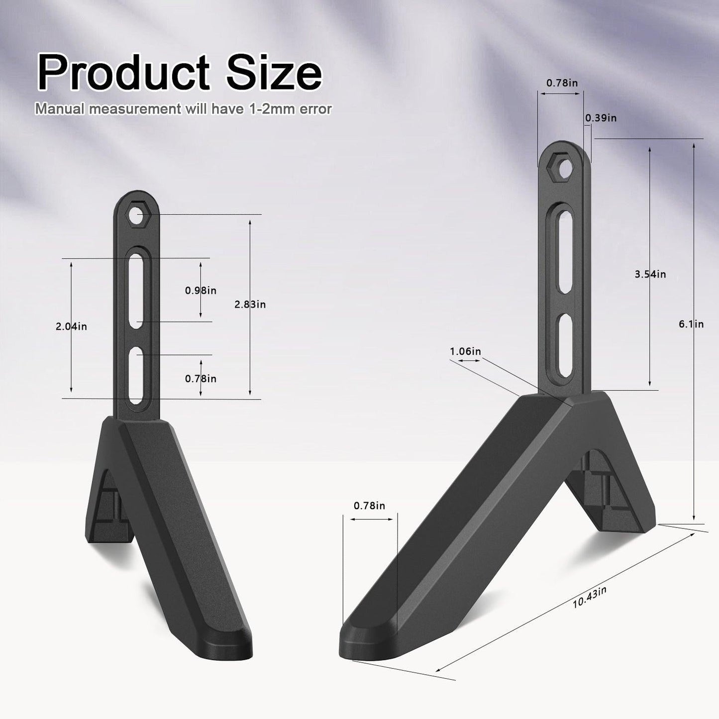 Universal TV Stand with Screws Easy Installation Tabletop Stand for TVs Compatible withSamsung LG TCL Vizio Hisense.