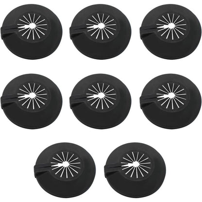Radiator Pipe Protectors 8 Piece Universal Fit 14-29mm with Clips