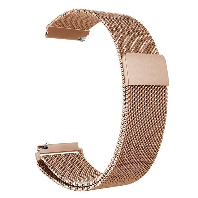 Garmin Venu 2 2S SQ Compatible Milanese Magnetic Stainless Steel Bracelet Silver