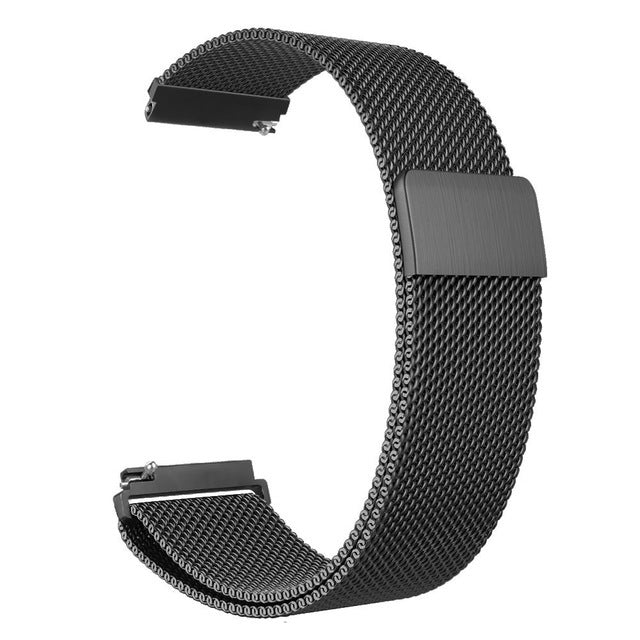 Garmin Venu 2 2S SQ Compatible Milanese Magnetic Stainless Steel Bracelet Silver