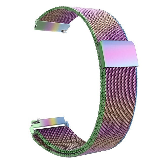 Garmin Venu 2 2S SQ Compatible Milanese Magnetic Stainless Steel Bracelet Silver