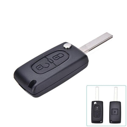 Key Case Compatible with Peugeot 307 308 107 207 407.