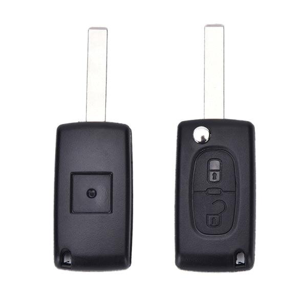 Key Case Compatible with Peugeot 307 308 107 207 407.