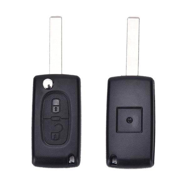 Key Case Compatible with Peugeot 307 308 107 207 407.