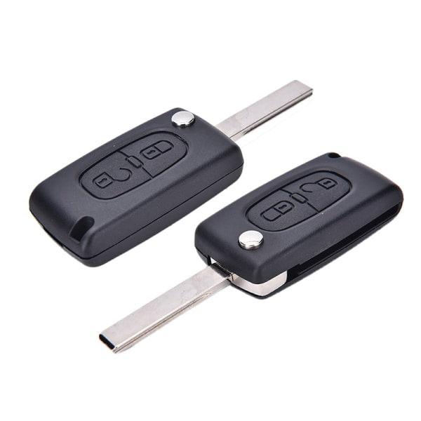 Key Case Compatible with Peugeot 307 308 107 207 407.