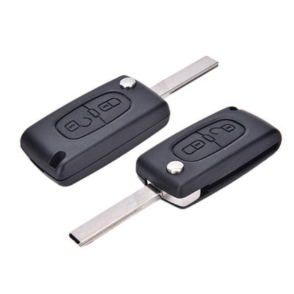 Key Case Compatible with Peugeot 307 308 107 207 407.