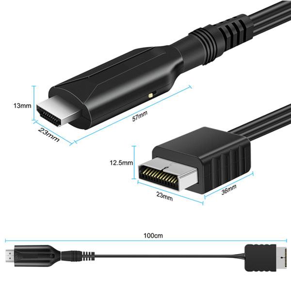 For PS1/for PS2 to HDMI Compatible Adapter Converter Up to 1080P Output Support PS1/for PS2 (480i/480p/576i).
